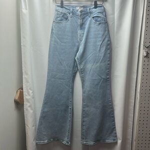 Abercrombie & Fitch Blue Light Wash Flare Jeans- 29 XS